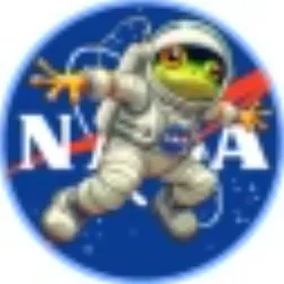 NASA Frog token logo