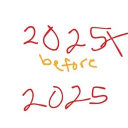 2025x Before 2025 logo