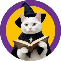 White Cat Wizard token logo