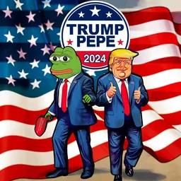 Trump Pepe token logo