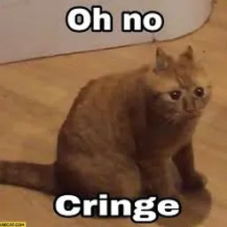 Cringe cat token logo