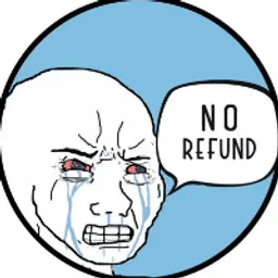 NO REFUND token logo