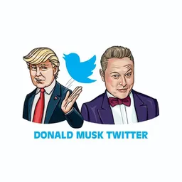 Donald Musk Twitter token logo