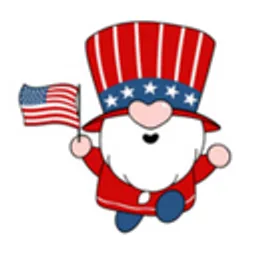 Happy 4th of July token logo