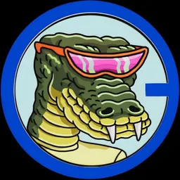 Alf the crocodile  token logo